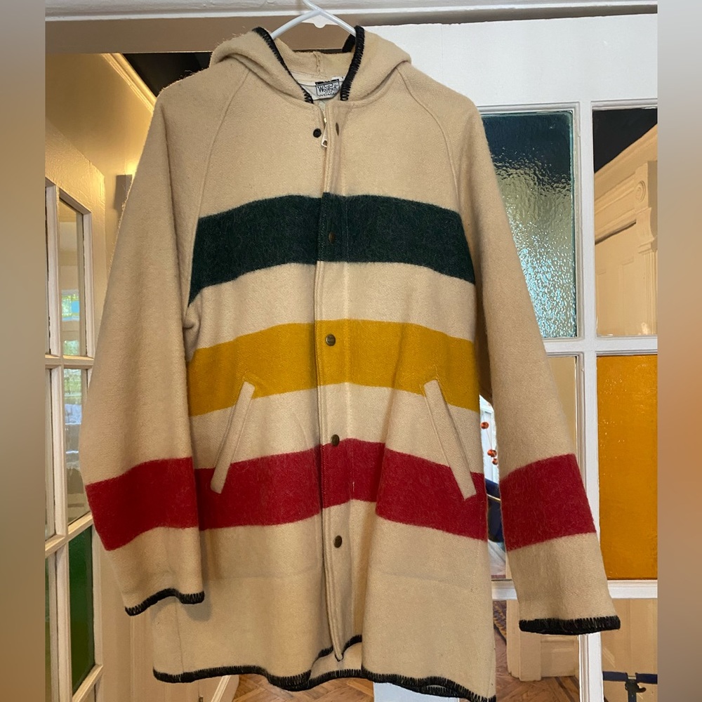 Vintage Woolrich Hudson Bay Blanket Coat (women’s L)